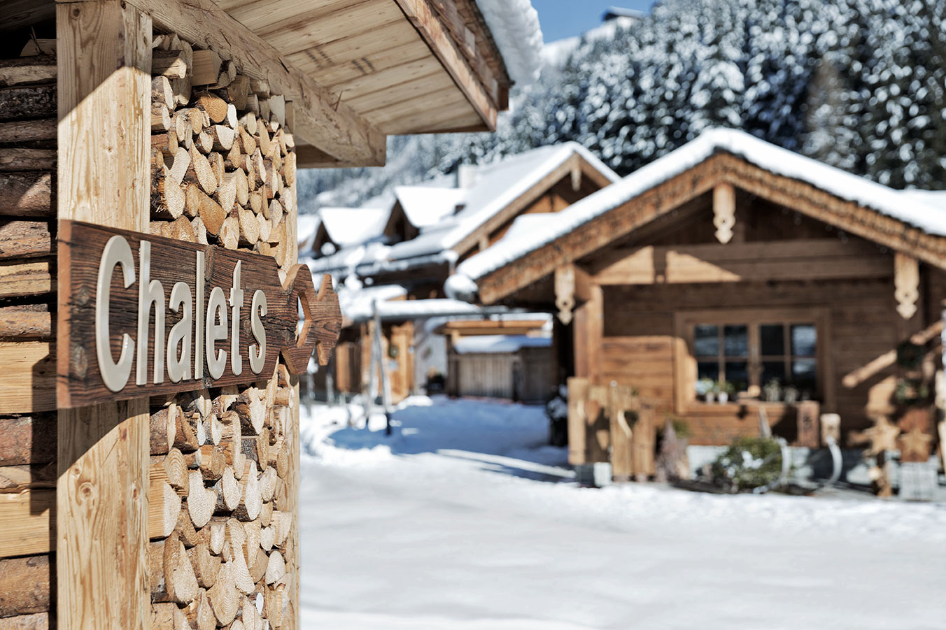 Chalets im Feriendorf Holzleb'n