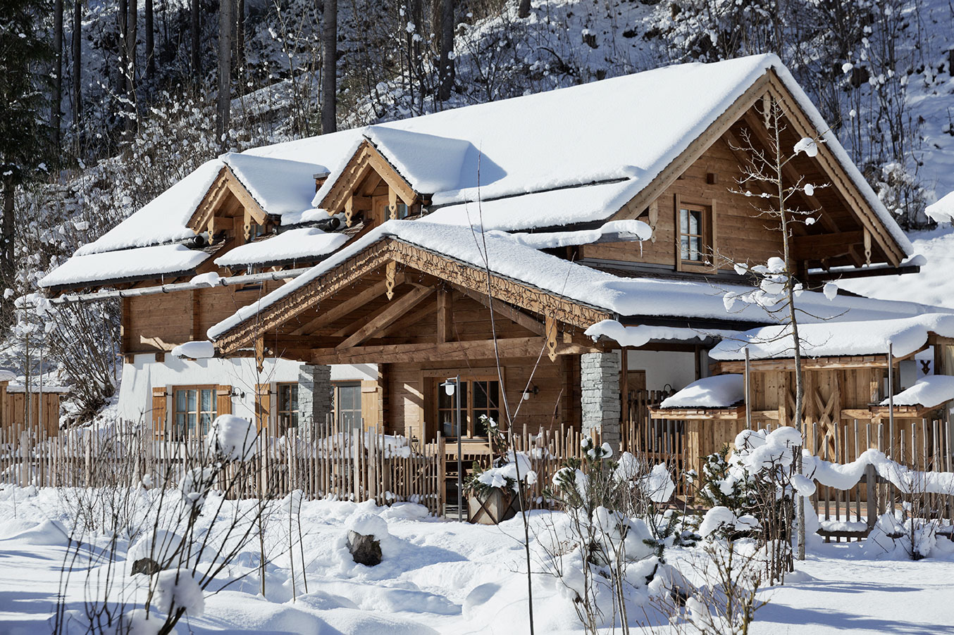 Holidays in a chalet in winter