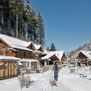 Holidays in a chalet in winter