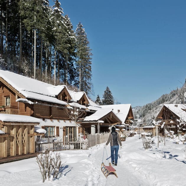 Holidays in a chalet in winter