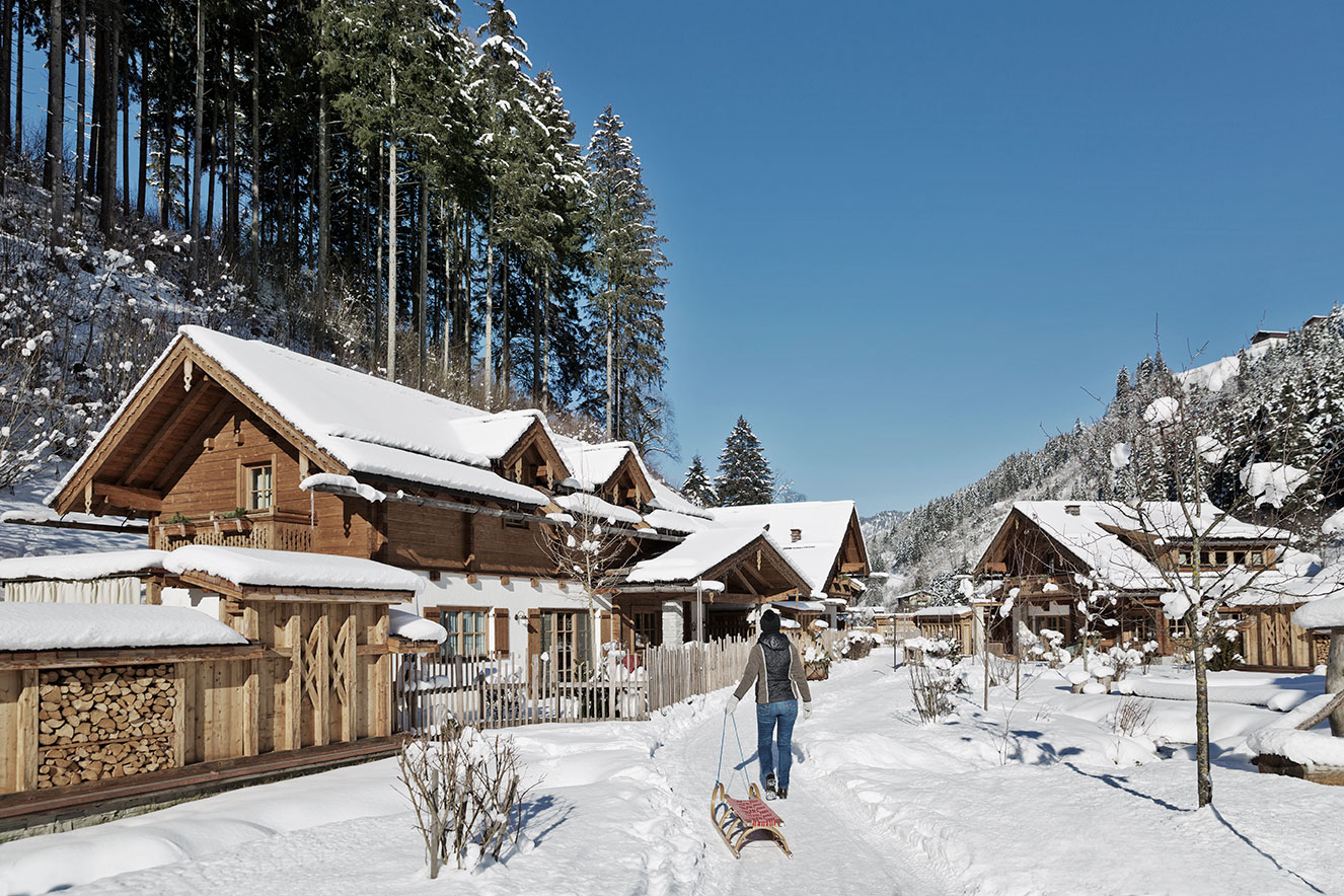 Holidays in a chalet in winter