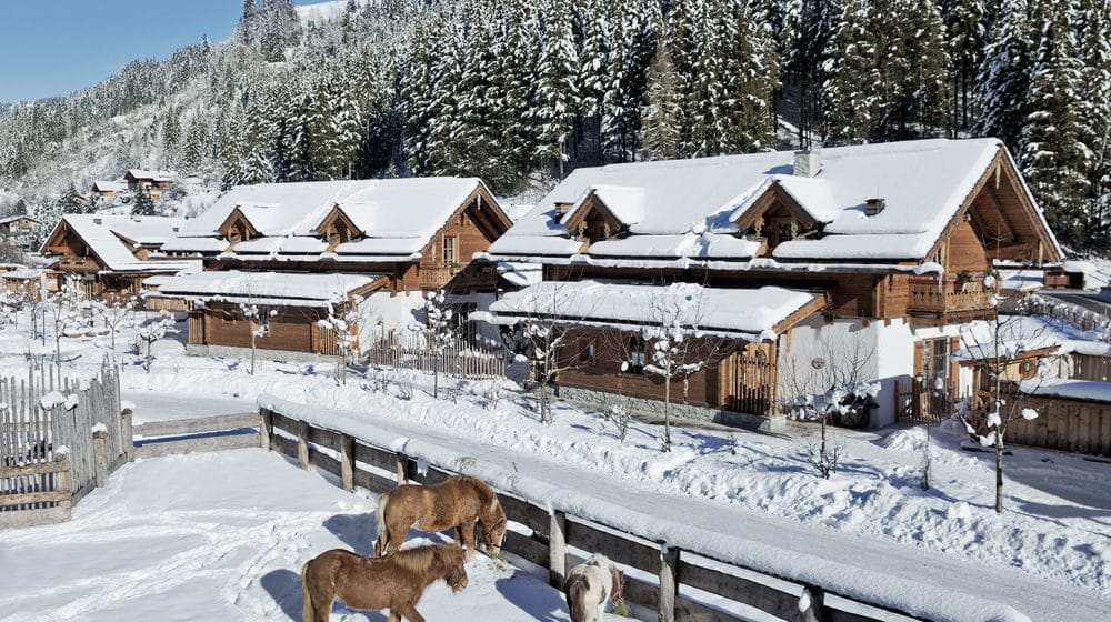 Holidays in a chalet in winter