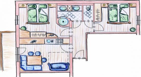 Appartement Bergrose