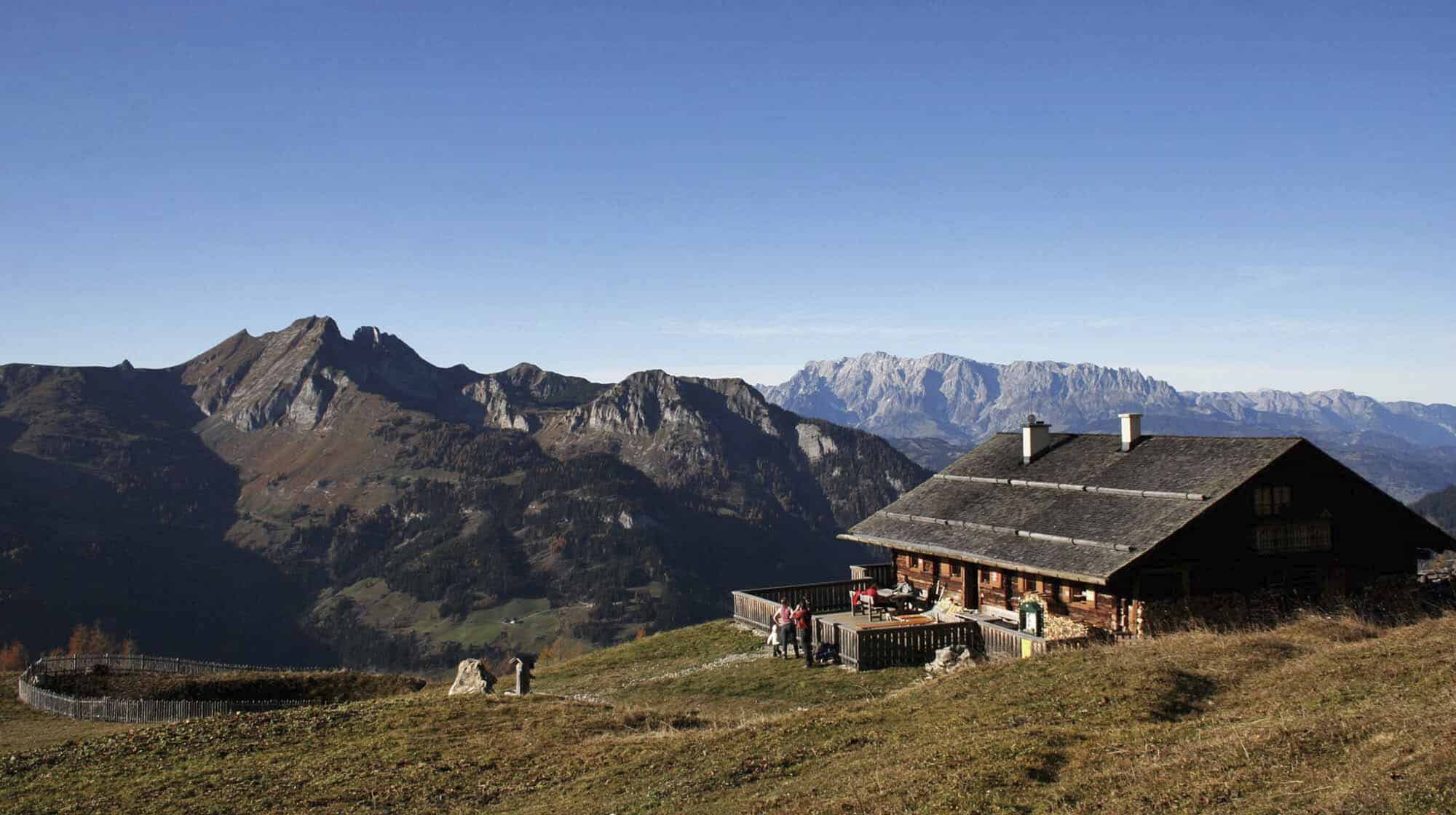 Hut in the mountains