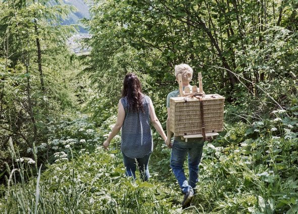 Waldpicknick im Urlaub Waldpicknick im Urlaub
