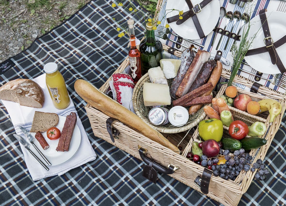 Waldpicknick in Großarl