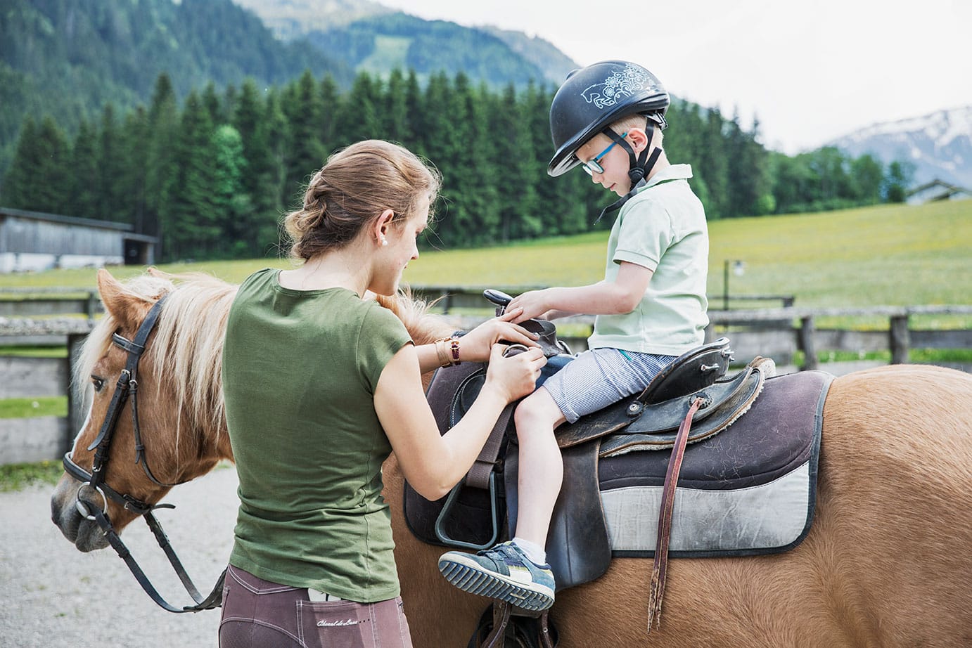 Reiten für Kinder im Urlaub in Großarl