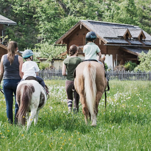 Reiten im Feriendorf Holzleb'n, Großarl