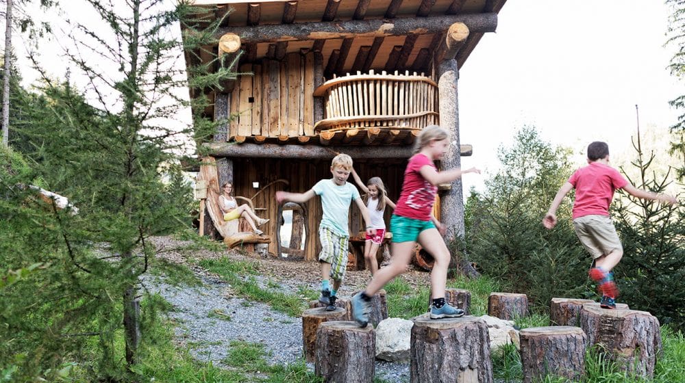 Playground of wood