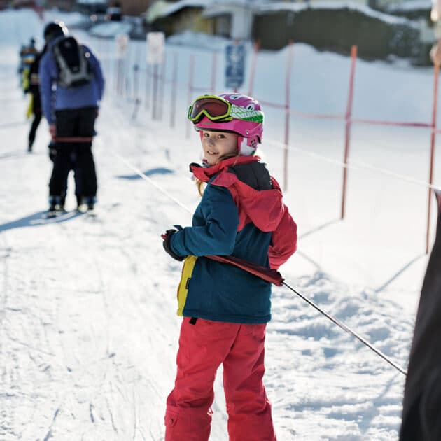 Childrens' skilift at Holzleb'n