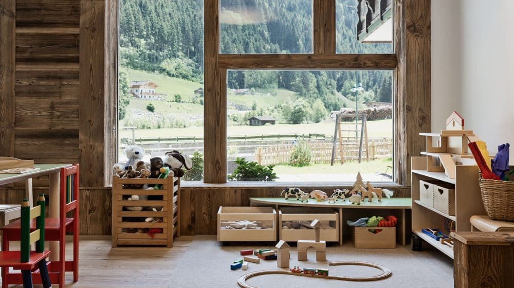 Kinderspielzimmer im Feriendorf Holzleb'n