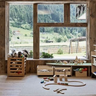 Kinderspielzimmer im Feriendorf Holzleb'n