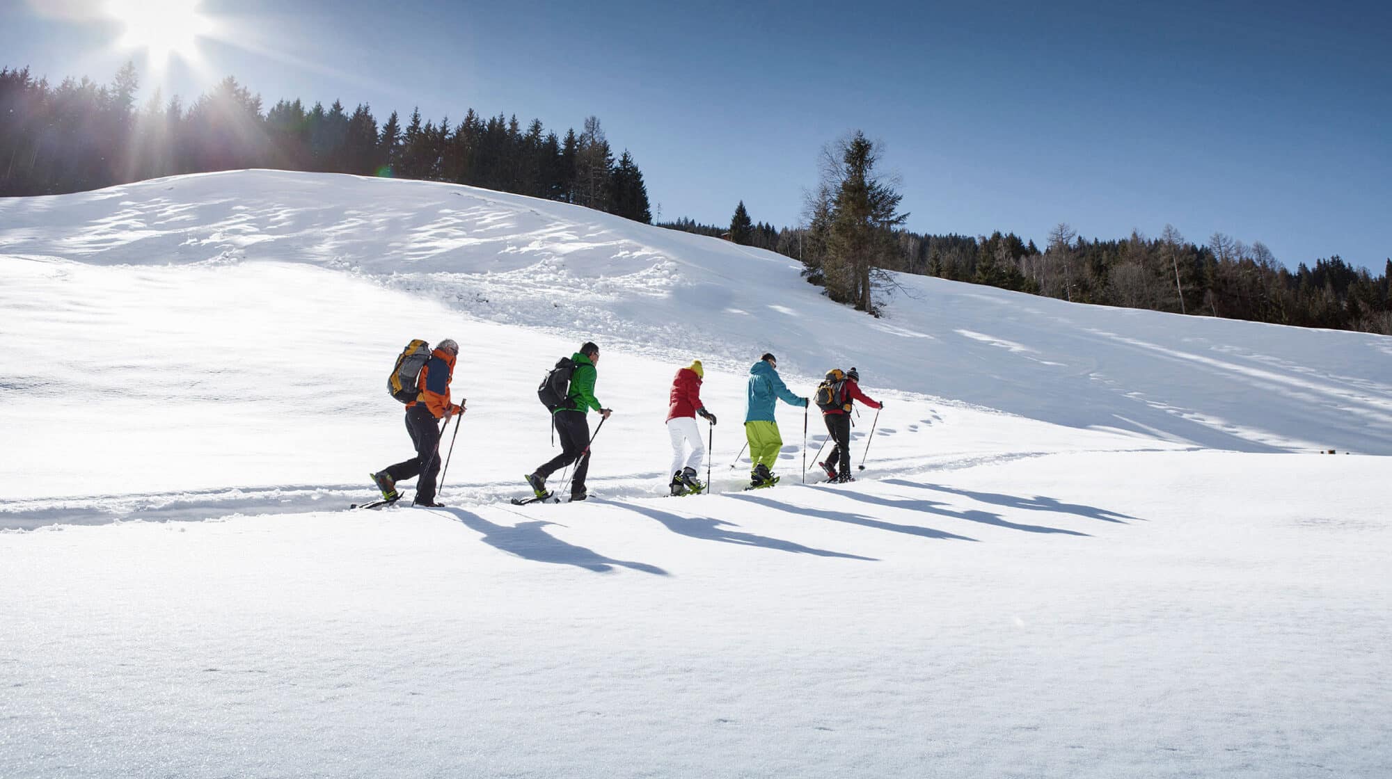 snowshoe hiking