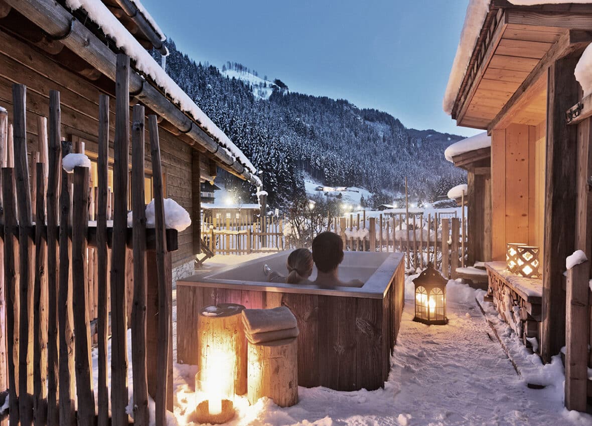 Badezauber im Winter
