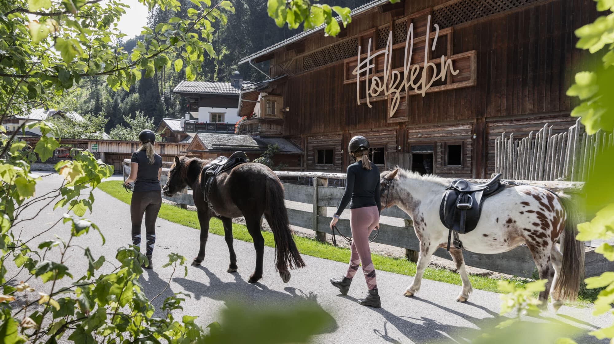 Reiturlaub im Feriendorf Holzleb'n, Großarl