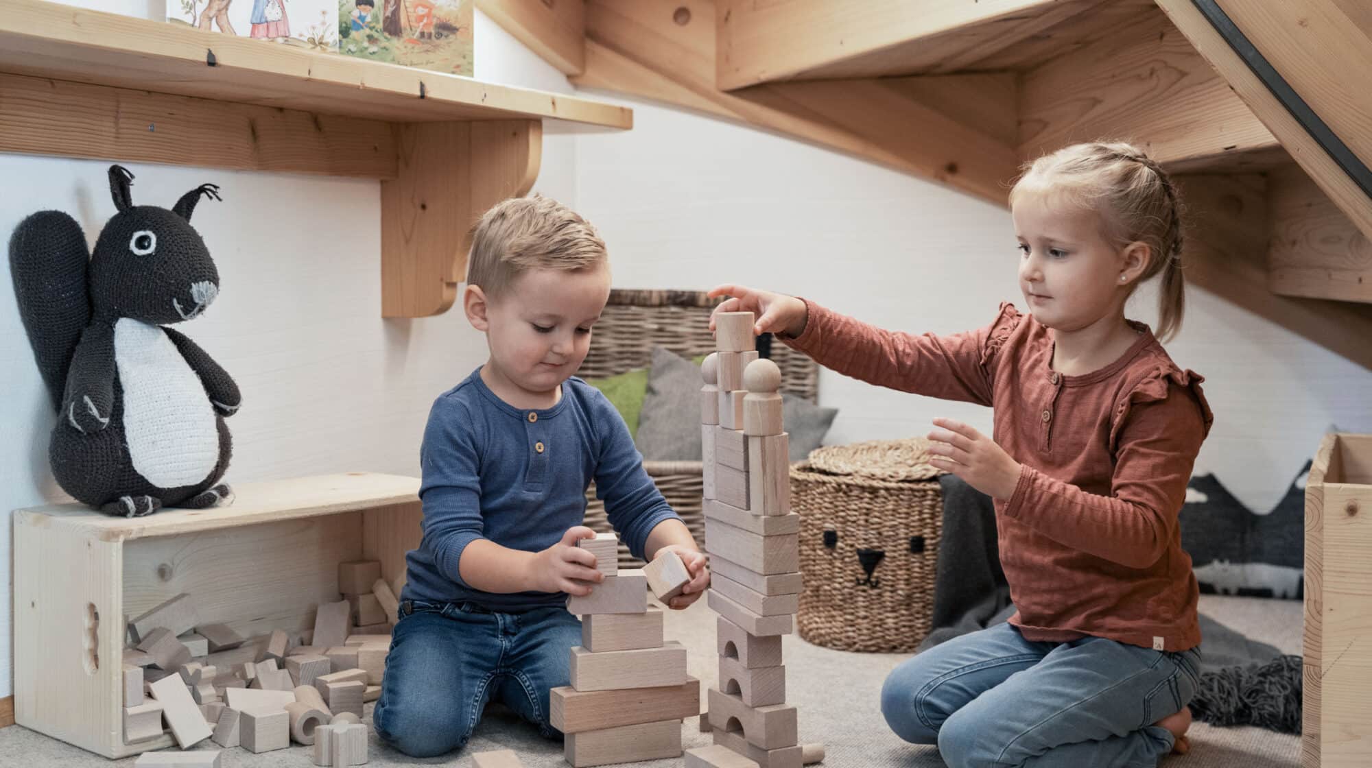 Kinderspielecke im Chalet