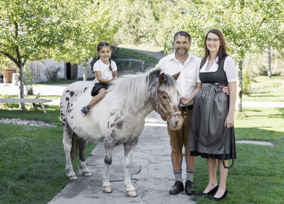 Gastgeber Sepp und Alexandra